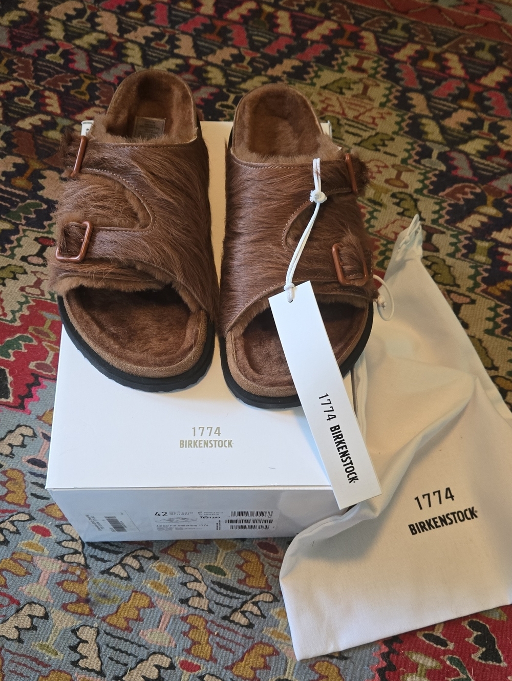 Birkenstock 1774 Zurich Fur Shealing Sandal